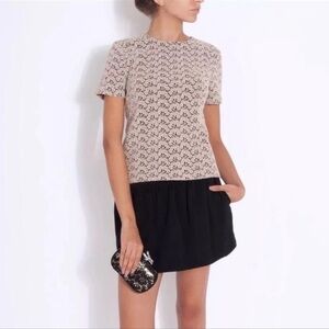 Diane von Furstenberg Cindy Lace Top Sz 4